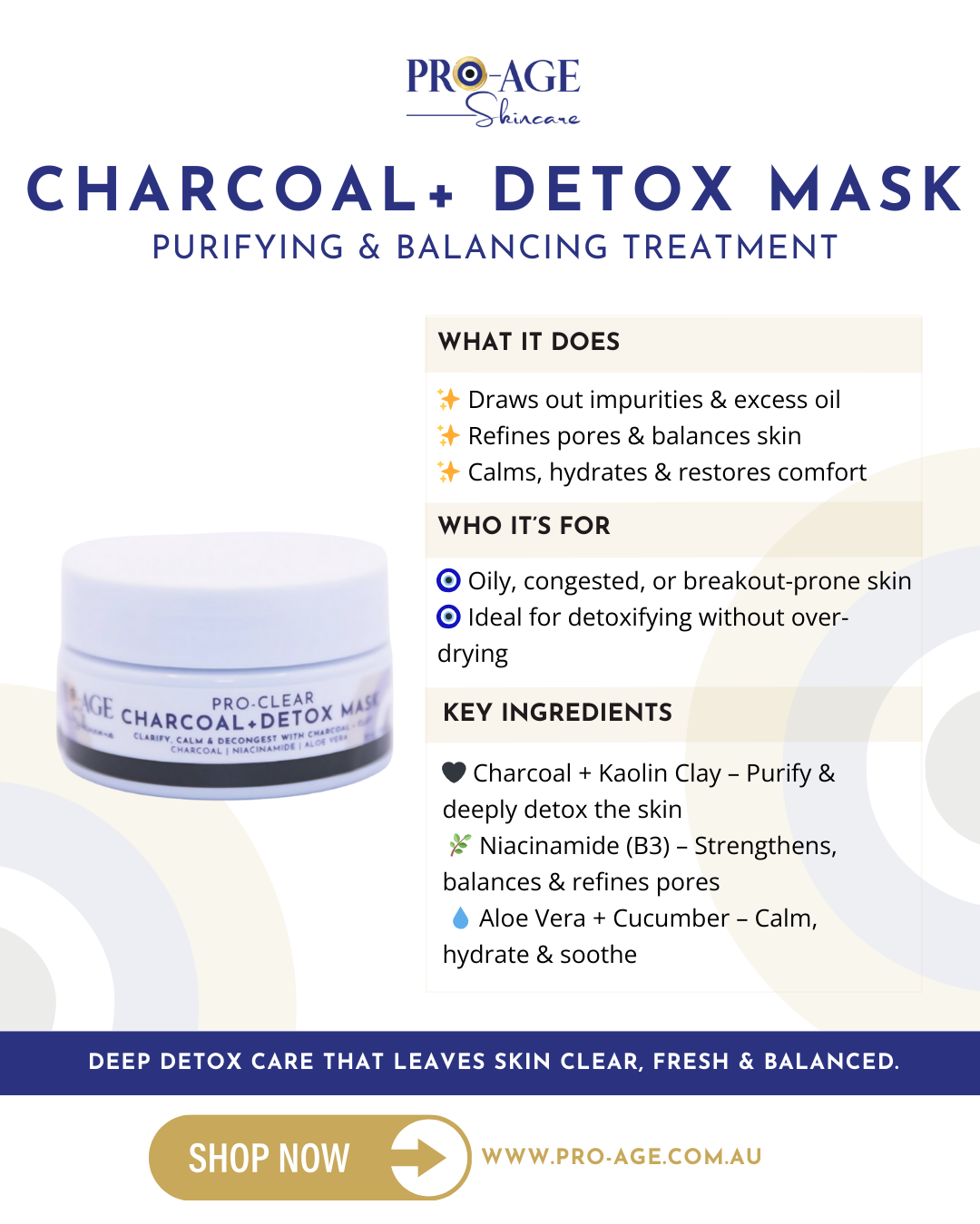 Charcoal+ Detox Mask