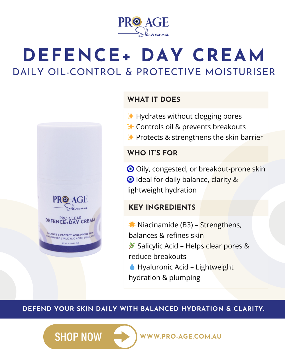 Defence+ Day Cream
