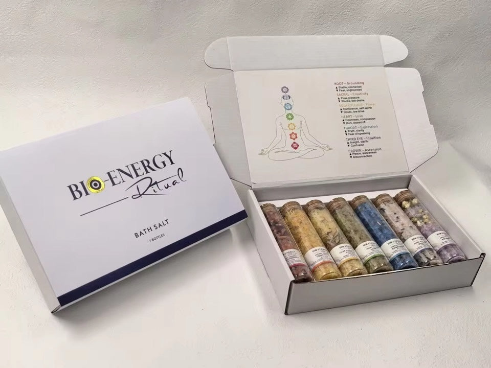 Chakra bath salt pack