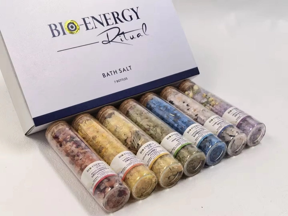 Chakra bath salt pack