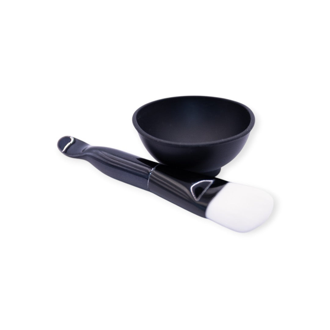 Silicon Bowl and Double ended Brush/scoop