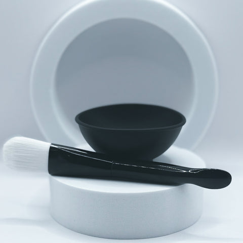Silicon Bowl and Double ended Brush/scoop